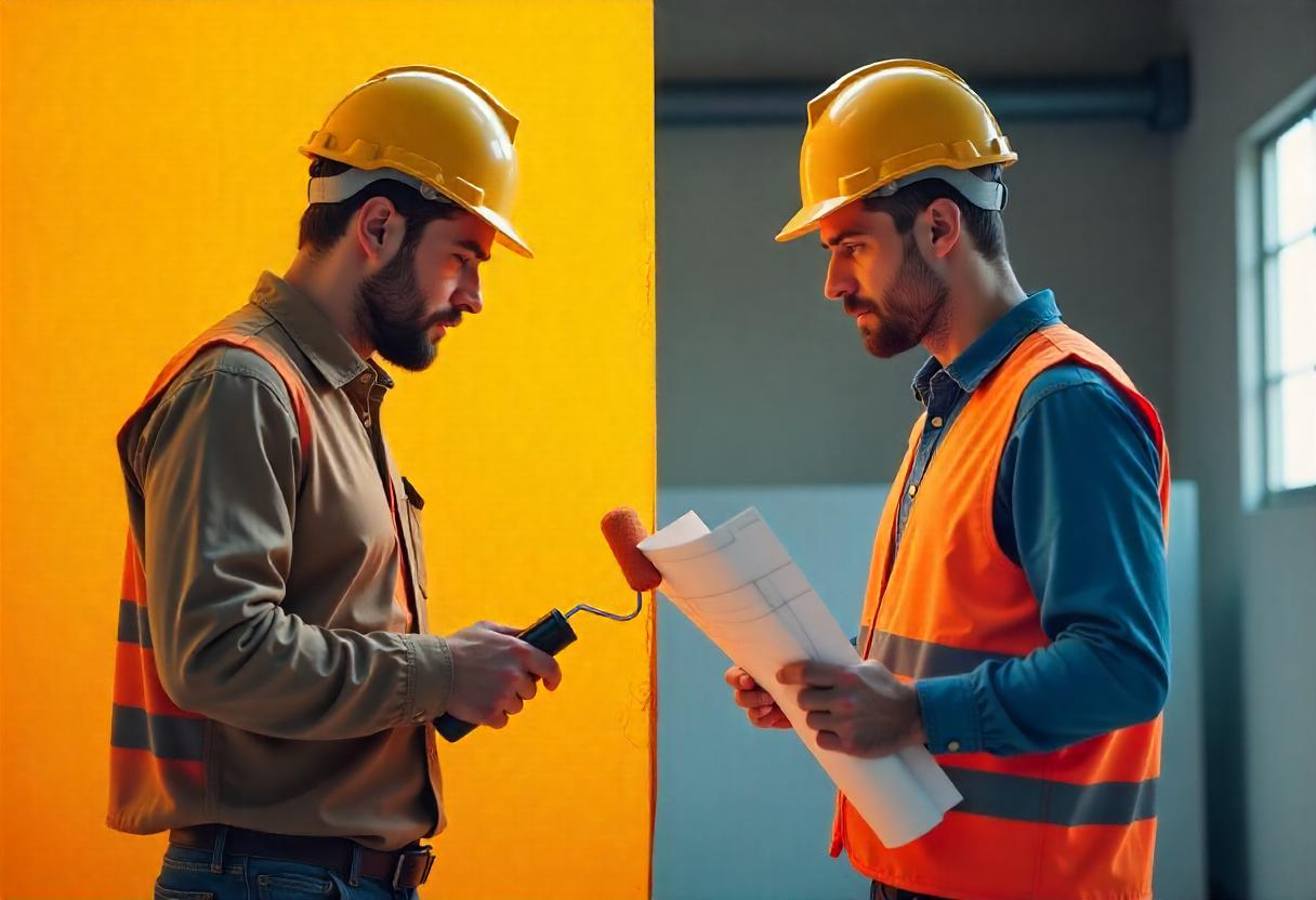 الفرق بين فني الصبغ ومقاول الصبغ وأيهما تحتاج؟