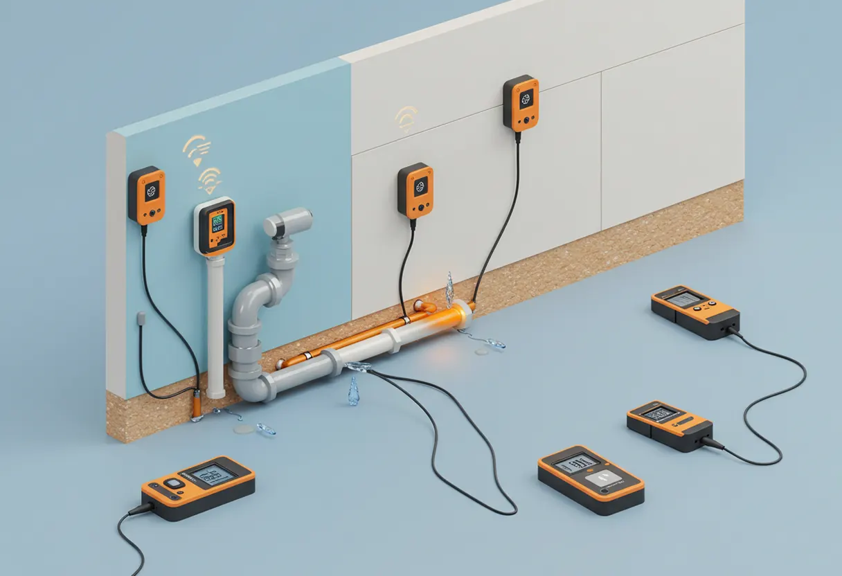 تقنيات حديثة لكشف تسريبات المياه بدون تكسير الجدران